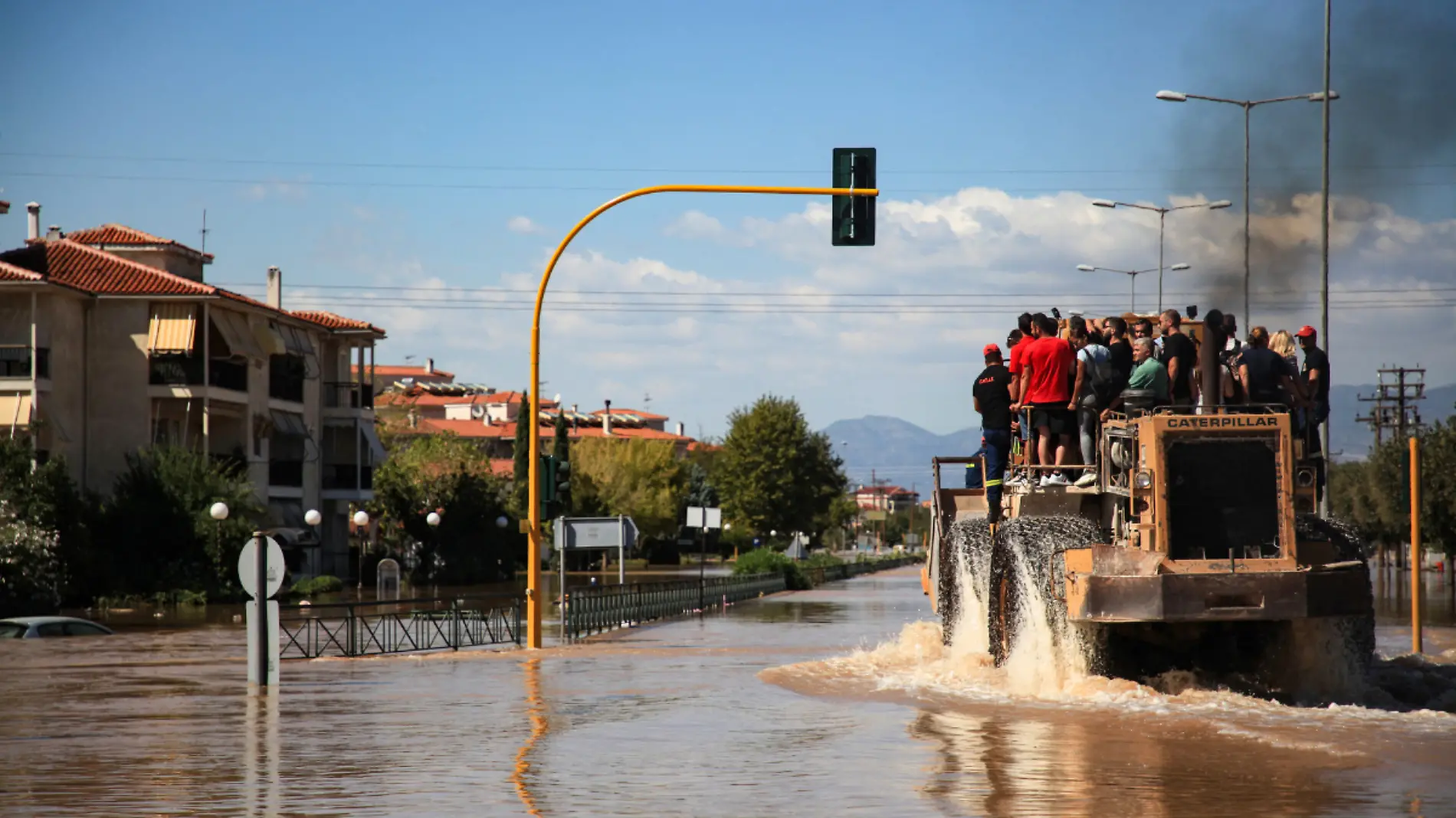 Inundaciones en Libia